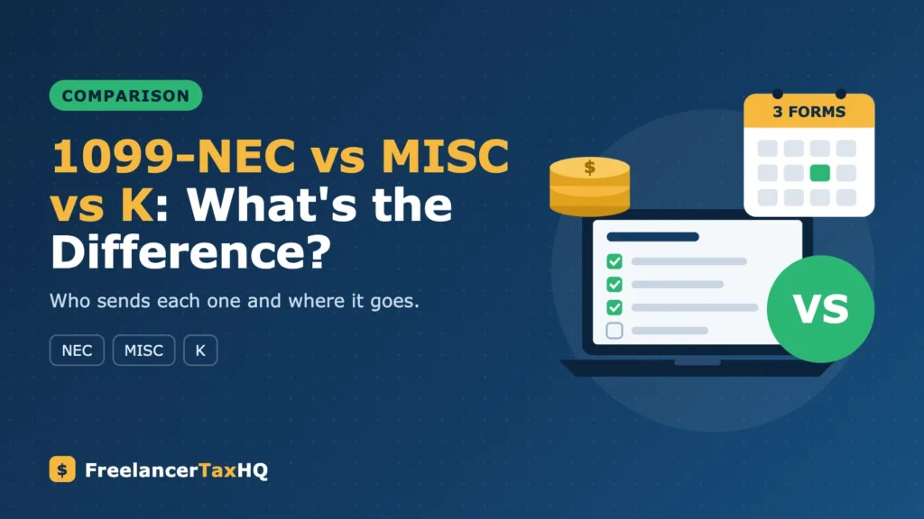 1099-NEC vs 1099-MISC vs 1099-K: What's the Difference?