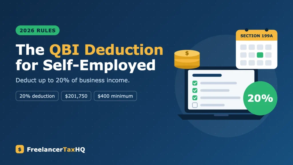Qualified Business Income (QBI) Deduction for Self-Employed (2026)