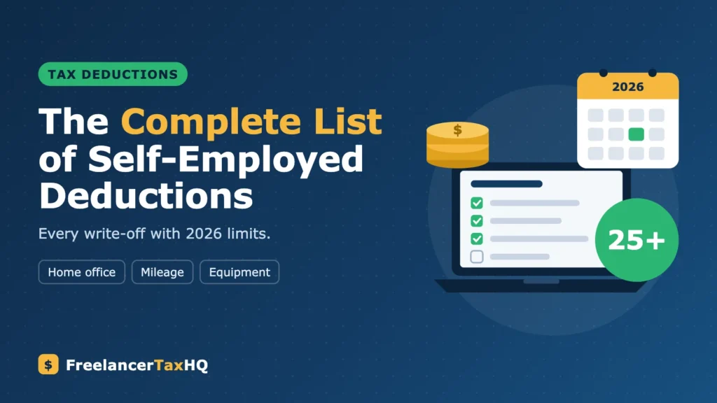 Self-Employed Tax Deductions: The Complete List (2026)