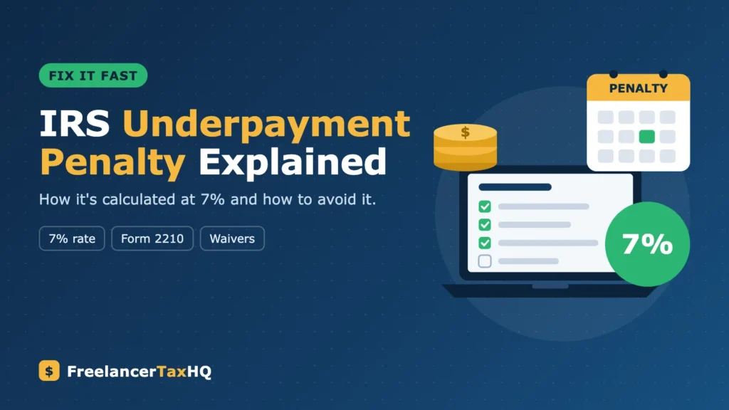 Underpayment Penalty: What It Is and How to Fix It